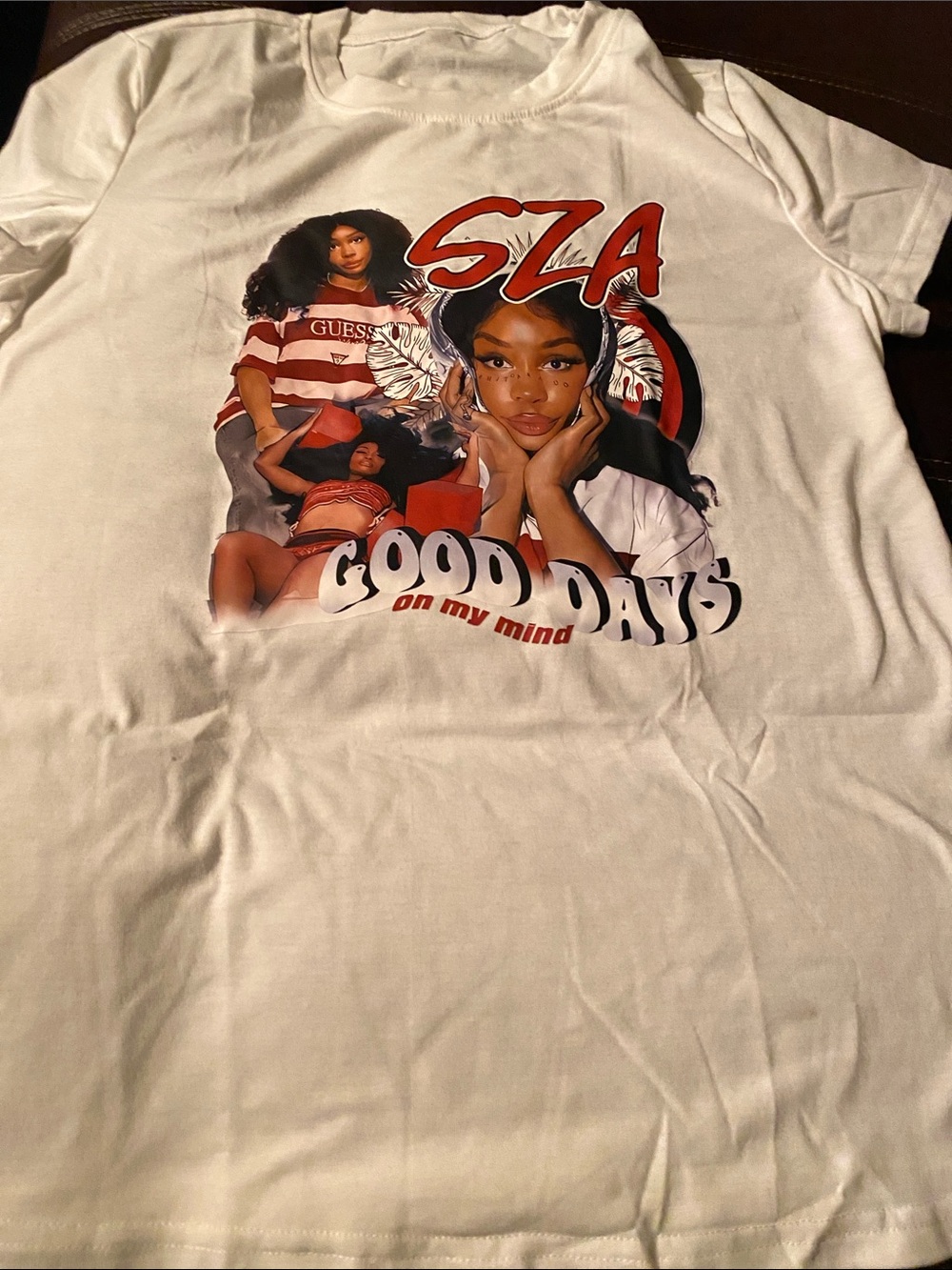 SZA "Good Days" White Graphic Tee - Women Bath & Body